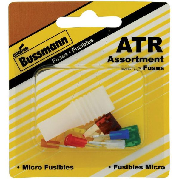 Eaton Bussmann ATR Assorted Fuse Assortment 7 pk, 7PK BP/ATR-A7-RPP